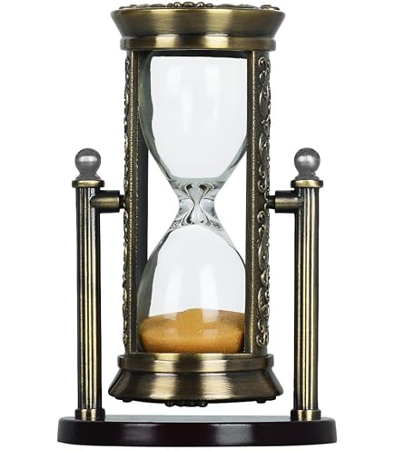 Amazon.com: RUMIUSE Sand Timers, Embossed 10 mins Hourglass with